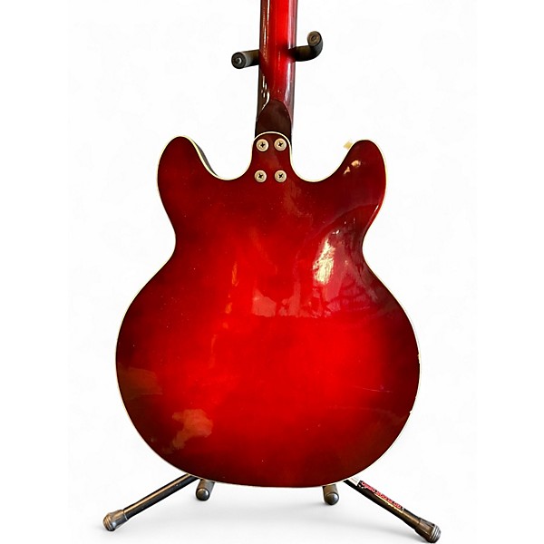 Vintage 1973 Harmony ROCKET 2 TONE RED BURST Hollow Body Electric Guitar