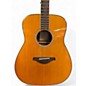Used Yamaha FG-TA TransAcoustic Dreadnought VINTAGE TINT Acoustic Electric Guitar