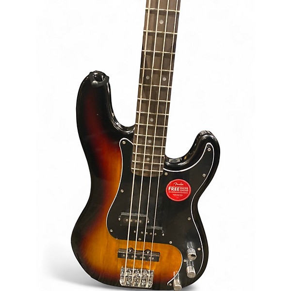 Used Squier Affinity Series PJ Bass 3 Color Sunburst Electric Bass Guitar