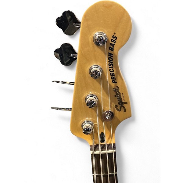 Used Squier Affinity Series PJ Bass 3 Color Sunburst Electric Bass Guitar