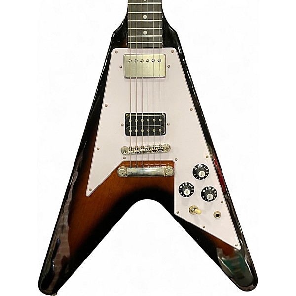 Used Epiphone FLYING V 70'S 2 Color Sunburst Solid Body Electric Guitar