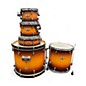 Used Pearl 5 Piece Decade Maple Amberburst Drum Kit thumbnail