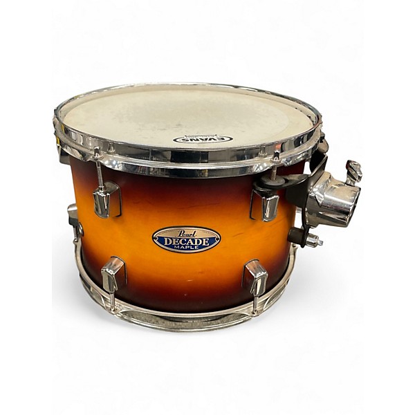 Used Pearl 5 Piece Decade Maple Amberburst Drum Kit