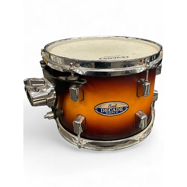 Used Pearl 5 Piece Decade Maple Amberburst Drum Kit