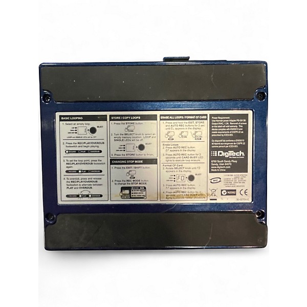 Used DigiTech JamMan Looper / Phrase Sampler Pedal