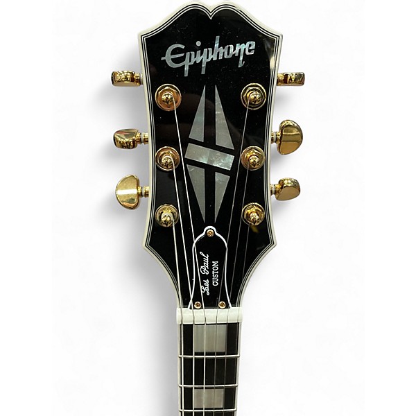 Used Epiphone Les Paul Custom Iced Tea Burst Solid Body Electric Guitar