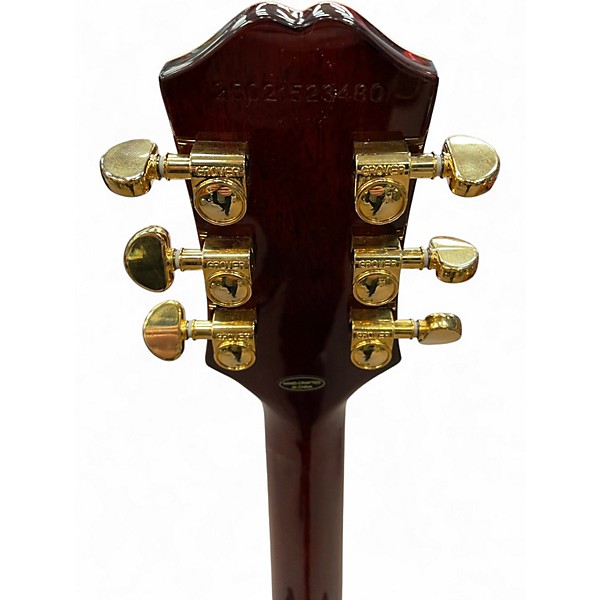 Used Epiphone Les Paul Custom Iced Tea Burst Solid Body Electric Guitar