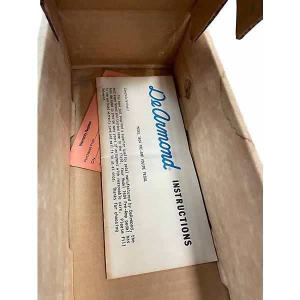 Vintage 1970s DeArmond 1604 Preamp Volume Pedal Pedal