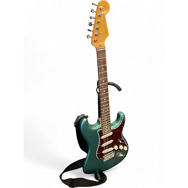 Used Fender American Professional Stratocaster SSS Sherwood Green Solid Body Electric Guitar