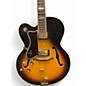 Used Epiphone Broadway Left Handed 3 Color Sunburst Hollow Body Electric Guitar