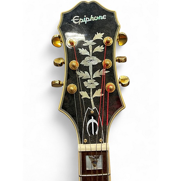 Used Epiphone Broadway Left Handed 3 Color Sunburst Hollow Body Electric Guitar