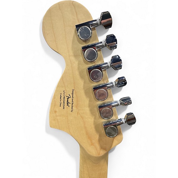 Used Squier Affinity Stratocaster WHITE Solid Body Electric Guitar