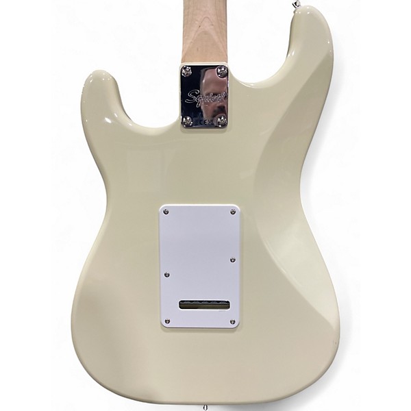 Used Squier Affinity Stratocaster WHITE Solid Body Electric Guitar