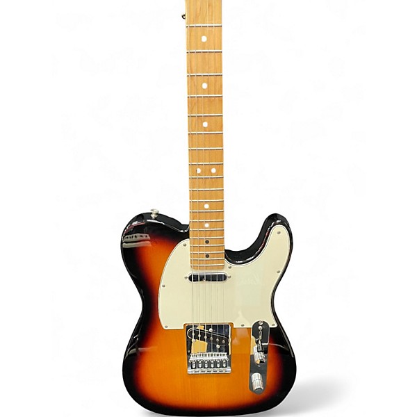 Used 2021 Fender Player Telecaster 3 Tone Sunburst Solid Body Electric Guitar