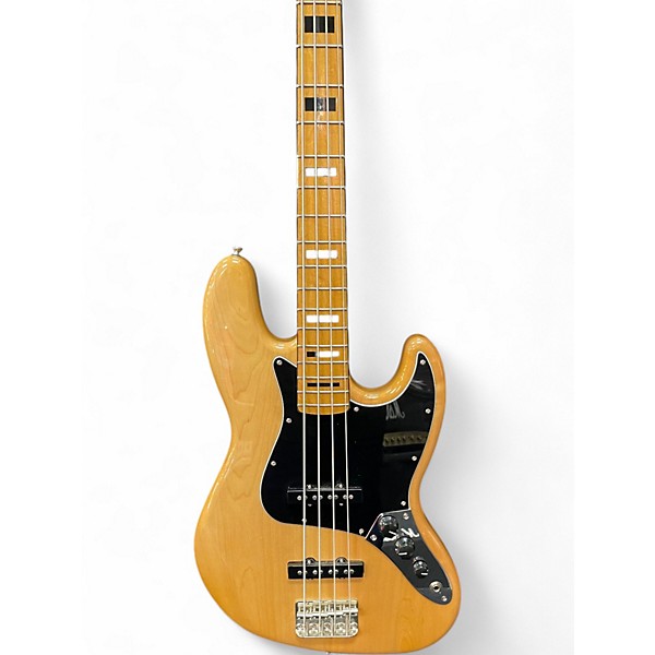 Used Squier Classic Vibe 70s Jazz Bass Natural Electric Bass Guitar