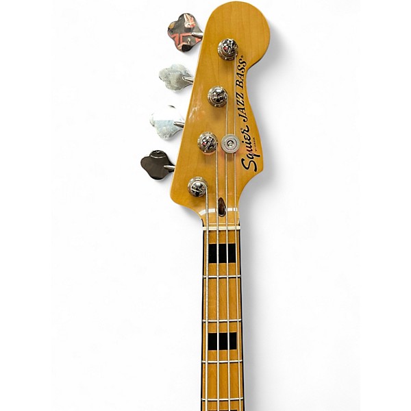 Used Squier Classic Vibe 70s Jazz Bass Natural Electric Bass Guitar