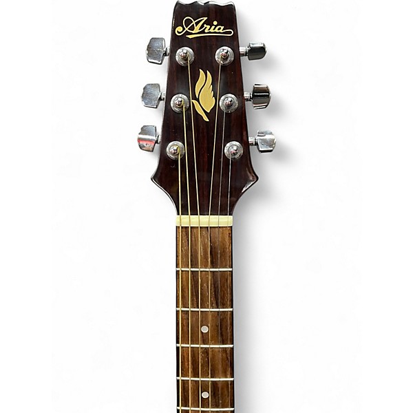 Used Aria AW200C Natural Acoustic Electric Guitar