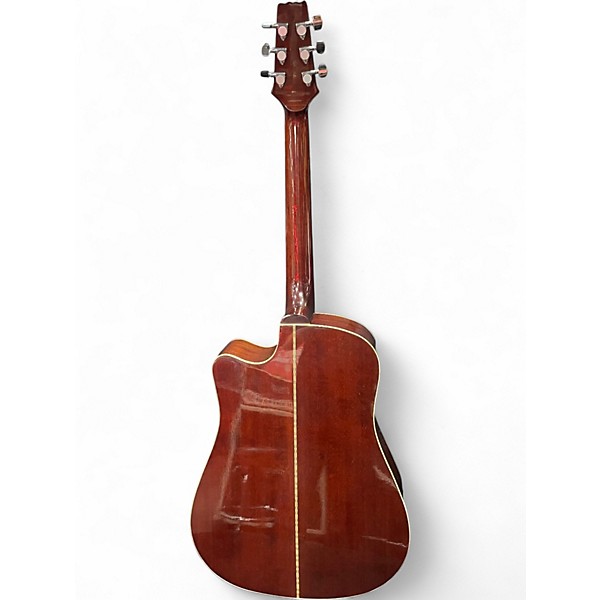 Used Aria AW200C Natural Acoustic Electric Guitar