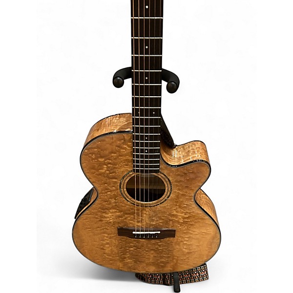 Used Mitchell MX430QAB Natural Acoustic Electric Guitar