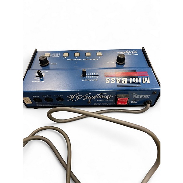 Vintage 1980s 360 Systems MIDI BASS Bass Effect Pedal