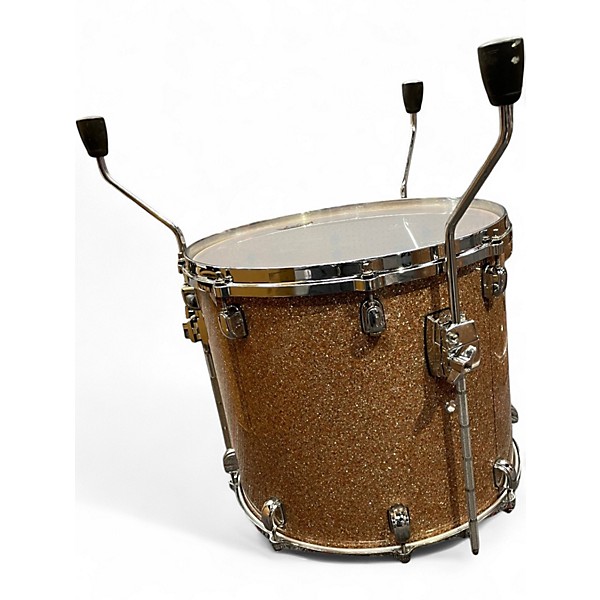 Used TAMA 6 Piece Starclassic vintage champagne glitter Drum Kit