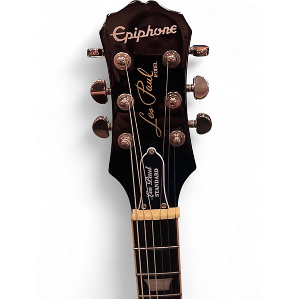 Used Epiphone Les Paul Standard Black Solid Body Electric Guitar