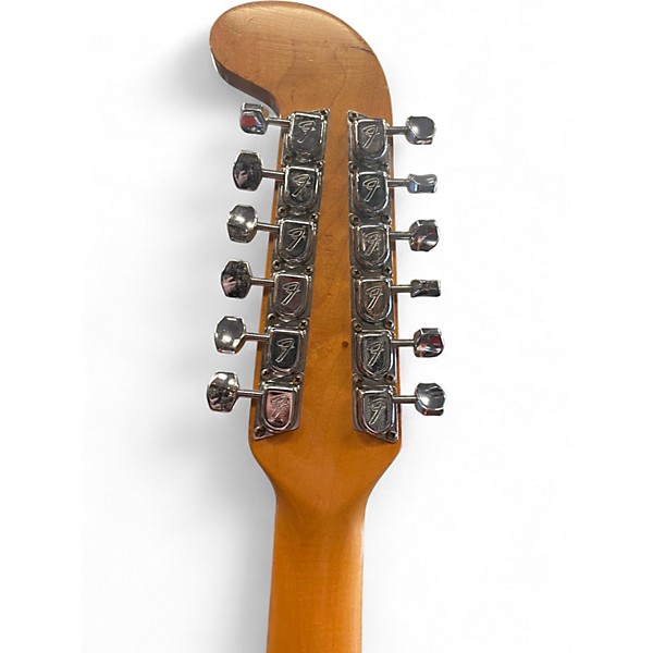 Vintage 1966 Fender Electric XII Sunburst Solid Body Electric Guitar