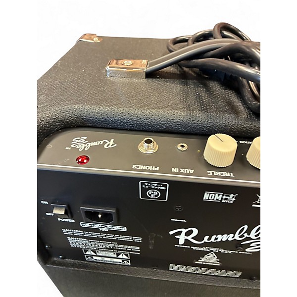 Used Fender Rumble 25 25W 1x10 Bass Combo Amp