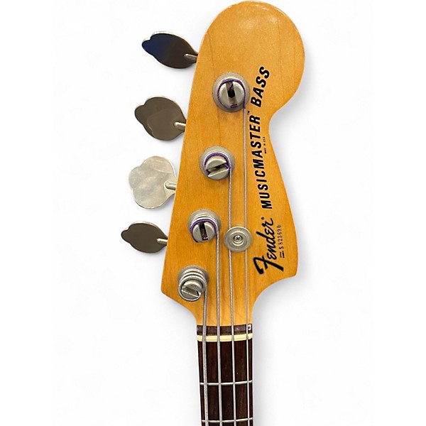 Vintage 1978 Fender MUSIC MASTER BASS Black Electric Bass Guitar