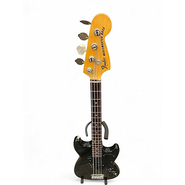 Vintage 1978 Fender MUSIC MASTER BASS Black Electric Bass Guitar
