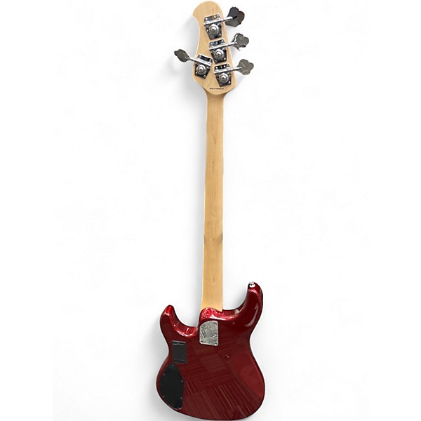 Used Sterling by Music Man Sub 4 Dark Cherry Electric Bass Guitar