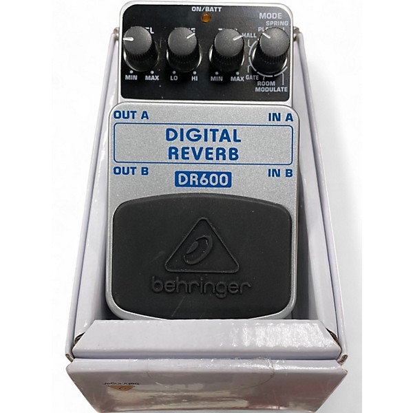 Used Behringer DR600 Digital Stereo Reverb Effect Pedal