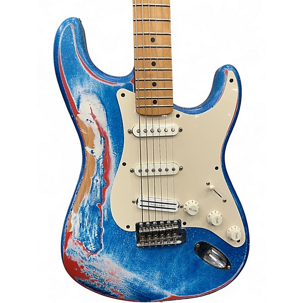 Used Fender Standard Stratocaster CUSTOM RELIC PAINTJOB Solid Body Electric Guitar