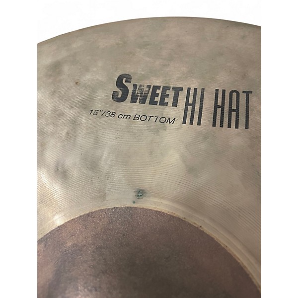 Used Zildjian 15in K Sweet Hi-Hat Pair Cymbal