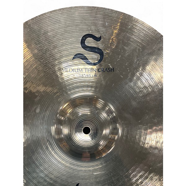 Used Zildjian 18in S Family Medium Thin Crash Cymbal