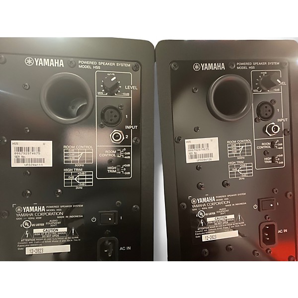 Used Yamaha HS5 Pair Powered Monitor