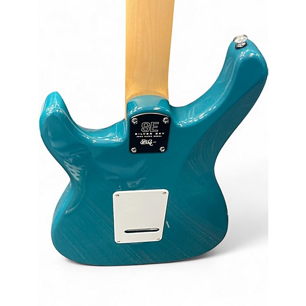 Used PRS SE Silver Sky Blue Solid Body Electric Guitar