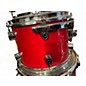 Used DW 6 Piece Pacific LX Red to Black Fade Drum Kit