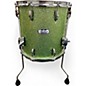 Used Pearl 14X14 MASTERS MAPLE COMPLETE FLOOR TOM ABSINTHE SPARKLE Drum thumbnail