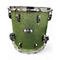 Used Pearl 14X14 MASTERS MAPLE COMPLETE FLOOR TOM ABSINTHE SPARKLE Drum