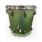 Used Pearl 14X14 MASTERS MAPLE COMPLETE FLOOR TOM ABSINTHE SPARKLE Drum