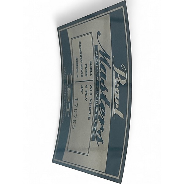 Used Pearl 14X14 MASTERS MAPLE COMPLETE FLOOR TOM ABSINTHE SPARKLE Drum