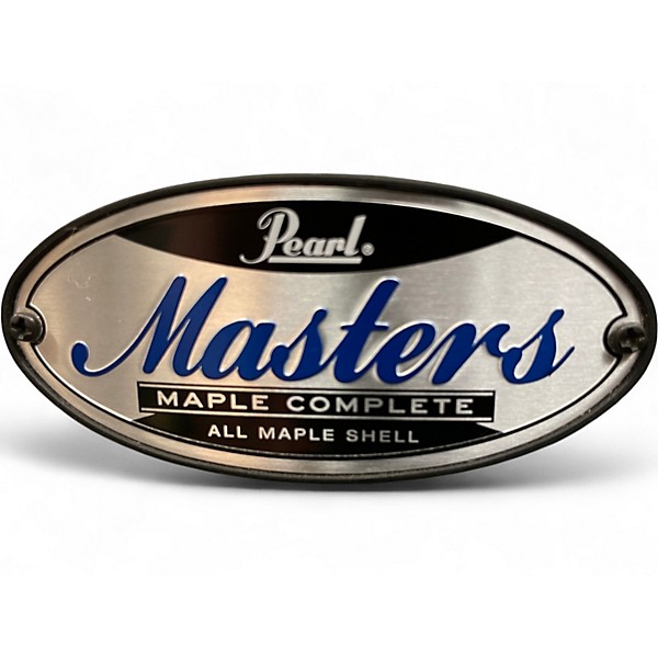 Used Pearl 14X14 MASTERS MAPLE COMPLETE FLOOR TOM ABSINTHE SPARKLE Drum