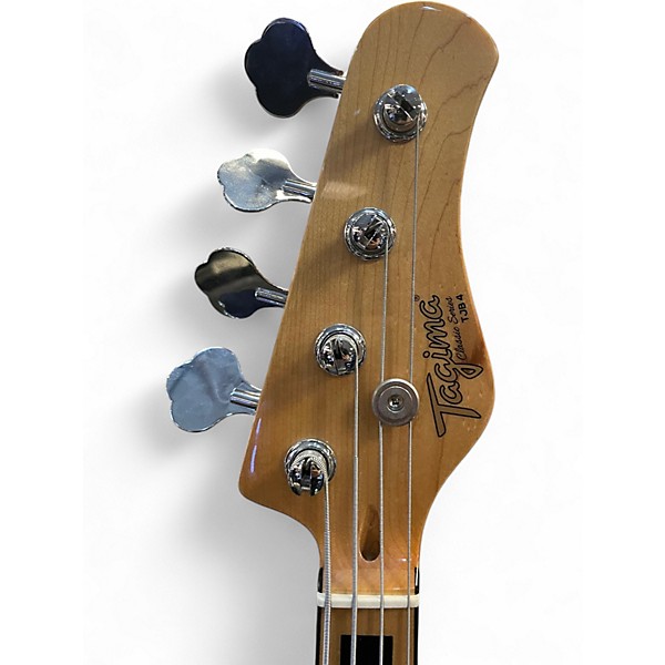 Used Tagima TJB 4 Cream Electric Bass Guitar