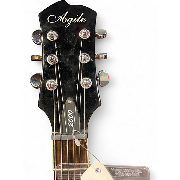 Used Agile Single Cut Antique Gold Solid Body Electric Guitar
