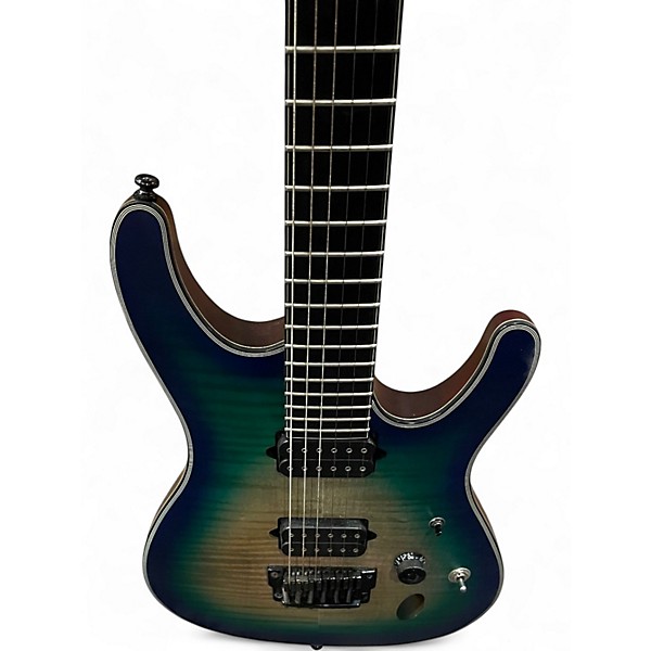 Used Ibanez SIX6FDFM Blue Solid Body Electric Guitar