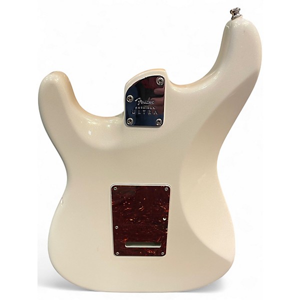 Used Fender American Ultra Stratocaster ARCTIC PEARL Solid Body Electric Guitar