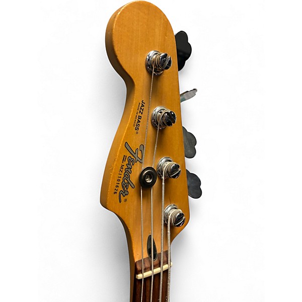 Used Fender Player Jazz Bass Left Handed Blue Agave Electric Bass Guitar