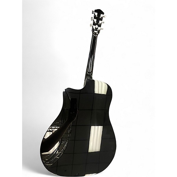 Used Fender CD60SCE Black Acoustic Electric Guitar