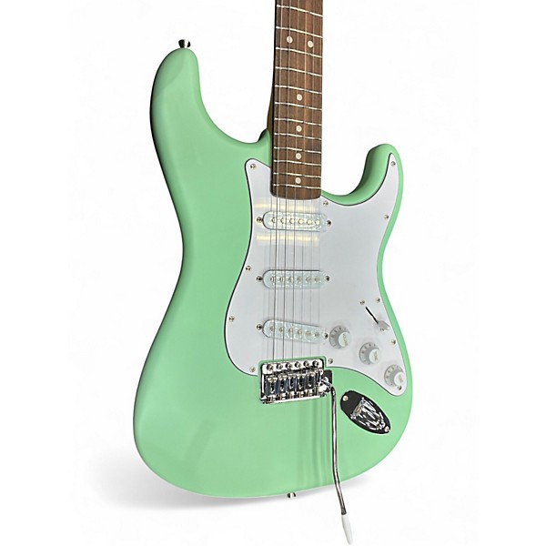 Used Squier Affinity Stratocaster Mint Green Solid Body Electric Guitar
